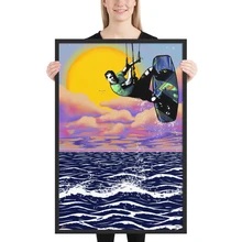 Kitesurfer Painting