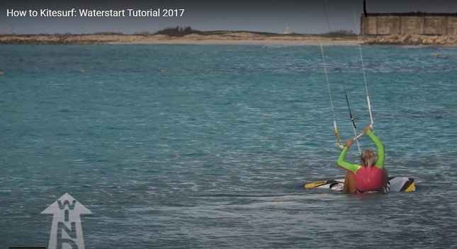 Kitesurfing Water Start